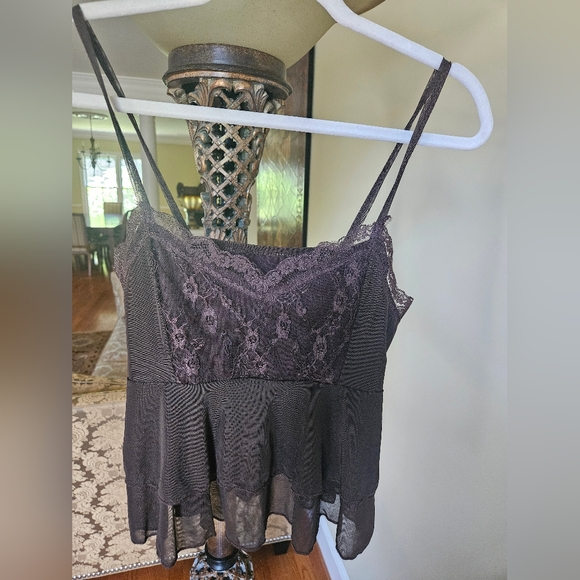 No Name lacy cami in brown NWOT - Picture 4 of 8